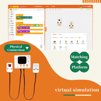 Kit de capteurs STEM Qimayuan ESP32 Modèle P2 avec modules anti-inversion, programmation graphique par blocs, jouet robotique compatible briques, pour l'école