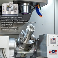 Centre d'usinage vertical CNC 3/5 axes VMC 1160 avec système de commande optionnel à vendre