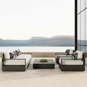 مصنع فيرلي في جميع الأحوال الجوية ، أطقم طاولة قهوة خارجية من الألومنيوم - Product Image 4