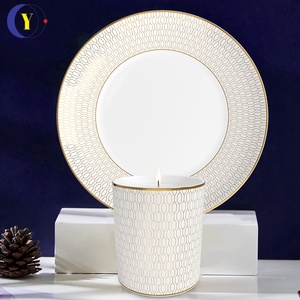 <span class=keywords><strong>2025</strong></span> thiết kế mới xương Trung Quốc tấm gốm đơn giản sang trọng hiện đại Bộ đồ ăn cho bít tết và bánh bền vững Bộ đồ ăn - Product Image 1