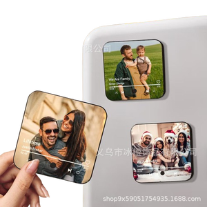 Quality Assurance Souvenir Magnet <b>10</b>*10cm Frameless Customized Music Fridge Magnet Personalized Photo - Product Image 3