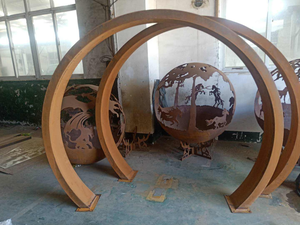 Escultura Metálica de Acero Corten para Exteriores, Personalizada, Ecológica, Clásica, para Decoración de Jardín - Product Image 2