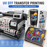 Новый планшетный УФ-принтер XP600 I3200 DX7 с отрицательным давлением, рулонный струйный УФ-принтер, планшетный УФ DTF-принтер, портативный многофункциональный принтер для керамики и дерева