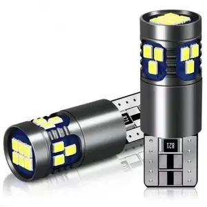 ऑटो प्रकाश प्रणाली 2W 12v 6000k 18smd 2014 आरजीबी आंतरिक प्रकाश पार्किंग दीपक वाहनों के लिए पैरा ऑटो एलईडी बल्ब T10 W5w 2016