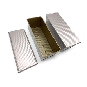 Molde para Pan <span class=keywords><strong>de</strong></span> Aluminio con Diseño <span class=keywords><strong>de</strong></span> Ondas Doradas <span class=keywords><strong>de</strong></span> <span class=keywords><strong>1000</strong></span> <span class=keywords><strong>Gramos</strong></span>, Calidad Comercial, <span class=keywords><strong>Precio</strong></span> <span class=keywords><strong>de</strong></span> Fábrica, para Pan Tostado - Product Image 2