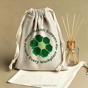 Bolsa de Algodón con Cordón para Joyería y Velas, con Patrón Espigado, Bolsillo para Paquetes, Logotipo Personalizado, Tamaño y Embalaje a Medida - Product Image 5