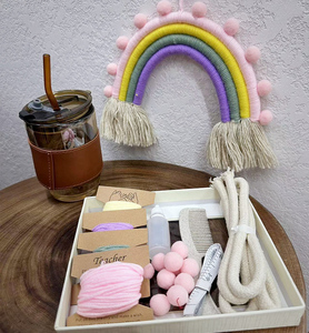 <span class=keywords><strong>Kit</strong></span> de <span class=keywords><strong>macramé</strong></span> DIY pour décoration de chambre à coucher avec fil <span class=keywords><strong>arc</strong></span>-<span class=keywords><strong>en</strong></span>-<span class=keywords><strong>ciel</strong></span>, pour adultes, enfants et débutants, pour créer votre propre <span class=keywords><strong>macramé</strong></span> mural <span class=keywords><strong>arc</strong></span>-<span class=keywords><strong>en</strong></span>-<span class=keywords><strong>ciel</strong></span>, cadeau artisanal - Product Image 4