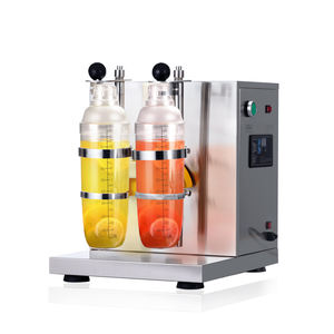 China Factory Wholesale Portable Bubble Tea <strong>Juice</strong> Beverage Shaking <strong>Machine</strong> Stainless Steel Double Cups Shaker <strong>Machine</strong> - Product Image 6