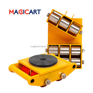 Carro de <span class=keywords><strong>transporte</strong></span> de <span class=keywords><strong>carga</strong></span> con patines rodantes para movimiento de maquinaria de 6 y 8 toneladas - Product Image 1