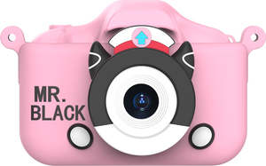 X7S Mr. Siyah Mini çift lens çocuklar kamera 1080P çözünürlük çocuk kamera güzel oyuncak çocuklar selfie dijital kamera hediye olarak ödül - Product Image 3