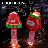 Baguette à bulles lumineuse en forme de fruits de dessin animé Wanna Bubbles (Pastèque, Pitaya, Ananas, Maïs) avec 135 ml de solutions à bulles – Vente en gros