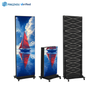 Pantalla LED Plegable para Interior de Alta Definición P1.86 P2.5 GOBLED con Máquina de Publicidad LED a Todo Color de 640x1920mm