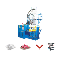 Machine de fabrication de tiges de chaussures, sandales et pantoufles en PVC et caoutchouc, hybride verticale PLC, avec roulement EVA, moteur servo et vis, haute productivité