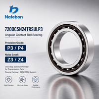 Bantalan Bola Kontak Sudut Aksial Baris Tunggal HCB7017-E-T-P4S-UL Presisi Tinggi P4S untuk Spindle CNC