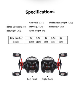 Máy Câu Ngang BT 2000 8Kg Hệ Thống Phanh Kép SFS Máy Câu Nước Mặn Máy Câu Cá Bằng Kim Loại Tốc Độ Cao 6.3:1 - Product Image 4
