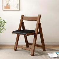Chaise de salle à manger pliante moderne en bois massif avec assise et dossier à lattes, portable, pour restaurant, vente en gros OEM, mobilier de café et de maison