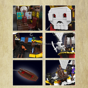 MOULD KING 10137 Barco de Venganza, Pequeña Embarcación de Exploración, Bloques de Construcción de Plástico MOC, Juguetes Educativos para Regalo - Product Image 4
