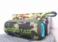 HOPESTAR P26 10W Bluetooth IPX6 Étanche LED Lumière Musicale Pulsée TWS TF USB AUX FM Mini Haut-parleur Stéréo Portable d'Extérieur