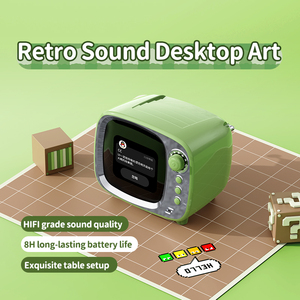 Bán Buôn Cổ Điển Cho Bluetooth Loa RGB LED Chiếu Sáng Màn Hình <span class=keywords><strong>LCD</strong></span> Đồng Hồ Báo Thức Di Động Âm Nhạc Không Dây Máy Nghe Nhạc Lyric OEM/ODM - Product Image 2