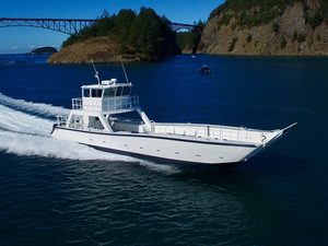 Роскошные десантные алюминиевые суда длиной 18 метров для рекреационных целей с просторной палубой 59 футов длиной под заказ десантные корабли - Product Image 4