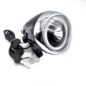 Phares à LED Angel eye avec affichage Bluetooth Phares de nuit de moto pour CocoCity X1 Electric Harley Scooter Parts - Product Image 1