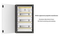 Boîte de distribution métallique pour disjoncteurs 3 rangées, maison intelligente pour disjoncteurs et modules intelligents