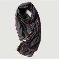 Écharpes et châles longs en laine pour femme, design personnalisé, tricotés unis, cache-cou HAIBEI coupe-vent, respirant et à séchage rapide pour l'hiver
