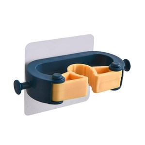 New Style Bathroom Punch-free Hanging Mop Holder Wall Mounted Mop Hook Broom Storage Rack