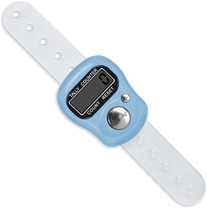 เครื่องนับจำนวนแบบดิจิตอล แหวนนิ้วมือ อุปกรณ์นับจำนวนแบบพกพา สำหรับงานถักไหมพรม นับจำนวนแถว แบบคลิก รุ่นใหม่ ขนาดเล็ก ใช้ในบ้าน - Product Image 2