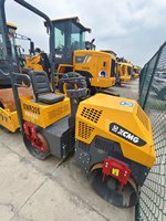 Compacteur routier d'occasion 2 tonnes à double tambour XMR20S, compresseur d'asphalte d'occasion, faible nombre d'heures de fonctionnement, compacteur de sol, engin de construction