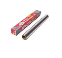Rouleau de 10 m de feuille d'aluminium de protection contre le feu et la chaleur avec traitement imprimé de surface lubrifiée pour la protection des métaux