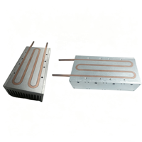 Radiateur à ailettes de type Dongguan, refroidi par eau, 350*120*35mm, dissipateur thermique industriel en aluminium, série 1000