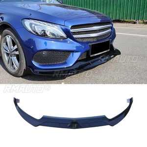 Diffuseur de pare-chocs avant de voiture, style Brabus, pièce de modification pour Mercedes Benz Classe C W205 2015-2018, accessoires de voiture - Product Image 1