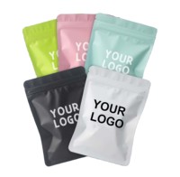 Sacs refermables personnalisés imprimés, laminés mats, avec fermeture éclair, en aluminium, anti-odeur, emballages en plastique, sacs en Mylar avec logo