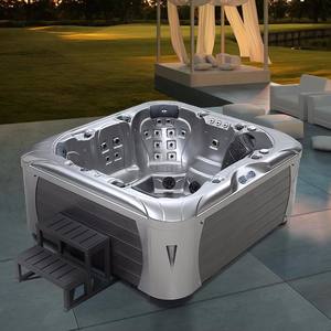 Spa extérieur <span class=keywords><strong>de</strong></span> qualité commerciale pour 6 personnes, hôtels, complexes hôteliers, acier inoxydable renforcé avec filtration haute capacité. - Product Image 6