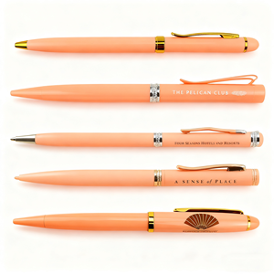 High Quality Luxury Business Metal Pen Oem Branded Logo Promotional 0.7Mm Blue/Black Ink Ballpoint Custom Brand Silk - Product Image 1