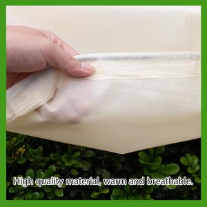 Couverture de protection des plantes Zanhui 100x40x45cm en tissu non tissé, résistante au gel, filet de jardinage réutilisable, couverture rectangulaire - Product Image 5