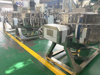 Vapeur à gaz électrique commerciale intelligente inclinaison automatique mélange de riz frit marmite à vapeur chemisée bouilloire chaudières machine