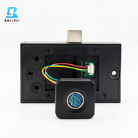 Serrure de meuble intelligente à empreinte digitale pour armoires et tiroirs en bois, verrou électronique sans clé, OEM