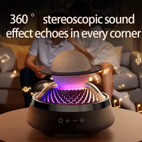 Enceinte portable intelligente sans fil avec aromathérapie, subwoofer, veilleuse et horloge, alimentée par courant continu, de la marque Voice of Berlin Colorful.