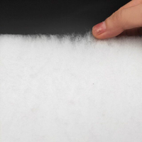 Heißer Großhandel: Flauschige Airlaid Vlies-Thermo-Verbund-Polyester-Baumwollwatte, atmungsaktive Einlage-Watte-Rolle für Kleidung