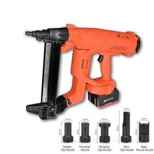 Pistolet à clous électrique sans fil industriel 21V à batterie lithium F30, en alliage d'aluminium haute résistance, moteur sans balais pour clous à tête plate - Product Image 2