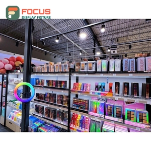 Modern Human Hair Display Rack Wall Mounted Vertical Shelf Display Store Display Rack Unit - Product Image 5