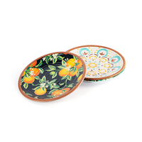 Assiette en mélamine blanche personnalisée avec impression et décalcomanie