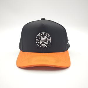 Gorra de Golf Personalizable con Diseño Dobby Argyle, de Secado Rápido, Impermeable, de Poliéster/Algodón, con Orificios Cortados con Láser, Visera Plana y Cierre a Presión - Product Image 2