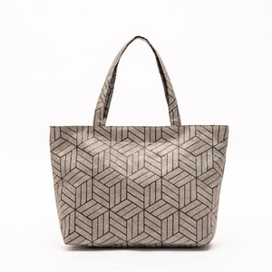 Sac fourre-tout simple, tendance, écologique, pour tous les jours, motif géométrique diamant - Product Image 5