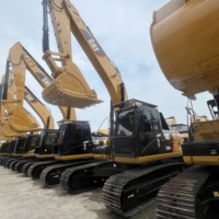 Excavatrice Caterpillar CAT323D2L d'occasion, faible nombre d'heures de fonctionnement, moteur d'origine, pompe en bon état, excavatrice CAT 323D2L d'occasion