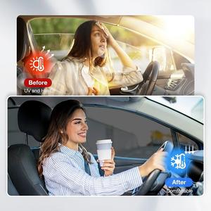 Film de fenêtre automatique Ultra HD 2 Mil en céramique PET Nitrure de titane Nano Isolation <span class=keywords><strong>thermique</strong></span> élevée Isolateur de <span class=keywords><strong>voiture</strong></span> en verre solaire - Product Image 6