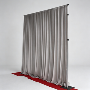 wholesale Pipe and Drape System Kit Adjustable <b>Stand</b> Aluminum Alloy Silver High Quality Backdrop for Wedding Party Event - Product Image 1
