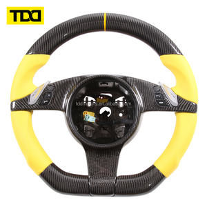 พวงมาลัยคาร์บอนไฟเบอร์แท้ TDD สำหรับ Porsche 911 997 Gt3 Cayenne Panamera 970 Gt3 rs gt4 เกียร์ธรรมดา - Product Image 5